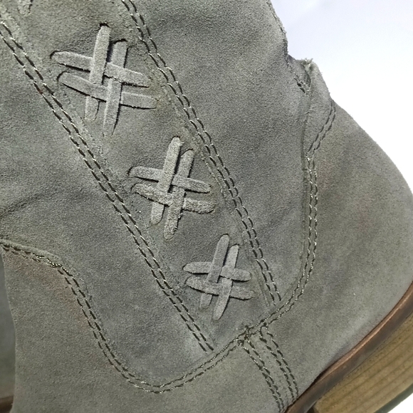 Vince Camuto Women's Riding Taupe Notch. Suede Classic Tall Riding Size 8.5 M - Picture 10 of 16